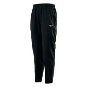 MIZUNO Slim FIT 男裝 長褲 慢跑 平織 合身 抗紫外線 拉鍊口袋 黑【運動世界】32TD208309