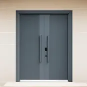 💥客製化💥【下單前請聯繫客服】別墅大門新款四開門豪華卡門可 定製 鑄鋁門農村雙開門入戶門四開門
