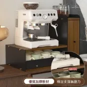 置物架 膠囊咖啡機置物架 桌面收納架 擺放臺 水杯收納架 茶包儲物架 收納盒 抽屜式置物櫃