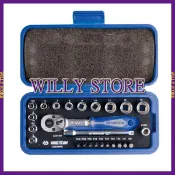 【WILLY STORE】KING TONY 2525MRE 起子套筒組 25件式 六角套筒扳手組 2分套筒棘輪板手