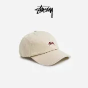 《Urban當天出貨》STUSSY stock low pro cap卡其色 紅色刺繡logo黃偉晉 BTS易烊千璽