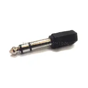 易控王  6.3mm 公 轉 3.5mm 母◎轉接頭◎公轉母◎耳機◎音響◎麥克風◎擴大機(40-703-03)