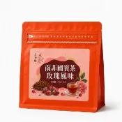 [女神殿]南非國寶茶-玫瑰風味-4.5g×10入(南非國寶茶、無咖啡因茶、博士茶、玫瑰茶、養生茶)