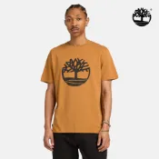 Timberland 男款小麥色LOGO短袖T恤|A6281P47