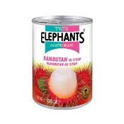 【雙象地球牌】糖水紅毛丹(565g)