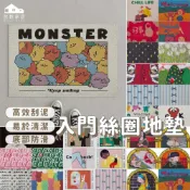 隔日到貨 玄關絲圈地墊 KUSO系列 入門絲圈地墊 刮泥地墊  PVC 可水洗 門墊 地毯 大門地墊｜放鬆家居