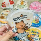 【小財好物】快速出貨 台灣現貨 卡通折疊扇 迷你折疊扇 隨身扇 摺疊扇 折疊扇 扇子 小扇子 摺扇 折扇 小圓扇 收納扇