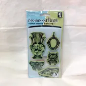 『牧莎記事』草皮印章 橡皮印章 Inkadinkado 貓頭鷹 渡假風情-美國進口-INKA-60-60023