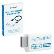 Mcbazel Wii 轉 HDMI 轉換器,帶 1.5 米 1080p HDMI 電纜