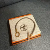 Hermes Glenan 愛馬仕小牛皮編織手環