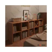 (店+)黄 木質四格櫃 六格櫃 八格櫃 展示櫃 書櫃 收納櫃 隔間櫃 書架 自由組合格子櫃 儲物櫃 08df