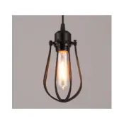 (店+)［ACB照明］皇冠款復古網架燈罩 DIY鐵藝燈罩 皇冠  吧檯 工業風 復古風 露營主燈 吊燈