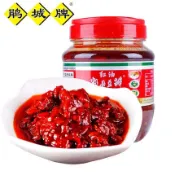 鵑城牌紅油豆瓣醬郫縣正宗四川特級娟城特產豆瓣醬小瓶裝500g