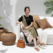 HsinGo 藝術廓形全能穿搭顯瘦洋裝組