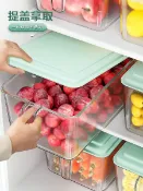協貿國際日用品生活12館 佳幫手冰箱收納盒廚房食品整理蔬菜保鮮冰箱專用冷凍大容量儲物盒