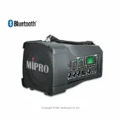 悅適影音教學導覽用品 MA-100DB MIPRO 50W無線擴音機雙頻道/UHF 16頻道/USB.錄放音/內建藍芽