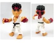 快打旋風 Q版隆.龍 3吋可動人型﹝高8cm﹞街頭霸王 散貨