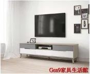 蘆洲巨林家具館..肯詩特淺灰雙色6尺長櫃(763)-SB#723-6..台北地區免運費!!