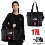 【The North Face】17L 三用多功能日用單肩防撕裂側背包/郵差包(可調整肩帶)/ 3KZU-GF4 駿馬黑
