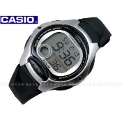 實體店面 附發票 台灣卡西歐公司貨【時間光廊】CASIO 卡西歐 兒童錶/淑女錶 (銀框-黑膠帶) LW-200-1A