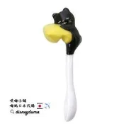 【噗嘟小舖】現貨 日本境內購入 貓咪 睡覺 湯匙 黑貓 枕頭 點心匙 攪拌匙 茶匙 DECOLE 陶瓷 杯緣 療癒小貓