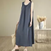 [韓國K.W.]韓國空運新款甜美點點萬年不敗款洋裝(小香風/輕量涼感/背心裙/休閒/日系/通勤/渡假)
