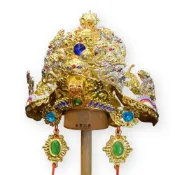 (店+)手工安金雙色王帽紙帽 神明帽 金銀雙色紙帽 池府王爺 王爺帽