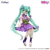 Furyu 景品 初音未來 泡麵蓋公仔 紫色波斯菊花仙子Ver【現貨】【GAME休閒館】
