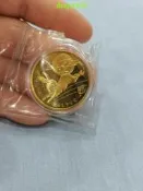 上海造幣廠第一輪生肖兔紀念小銅章，直徑3.3厘米，實物拍圖，12364