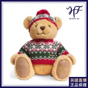 【HF】英國代購 Harrods 正品 哈洛德百貨 2026聖誕小熊 年度紀念品毛球帽毛衣泰迪熊絨毛娃娃玩偶 英國紀念品