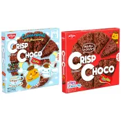 +爆買日本+ NISSIN 日清 CRISP CHOCO 牛奶可可 /咖啡歐蕾風味 脆餅 巧克力脆片 大耳狗 日本進口
