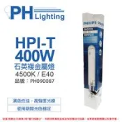 2入 【PHILIPS飛利浦】 HPI-T  400W 石英複金屬燈 陸製(管狀) PH090087