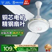 【可開統編】鑽石牌吊扇56寸大風力政府補貼家用客廳2026新款工業吊式電風扇JR