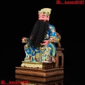 【智慧嚴選】魯班祖師爺神像木匠祖師爺樹脂彩繪居家工鳳擺工匠祖師工藝禮品擺飾