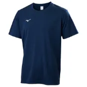 2026 MIZUNO 美津濃 刺繡LOGO 抗紫外線 .短袖T恤 排汗衫 (32TAYA0314)深藍