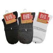 BVD 1/2 中性 休閒 襪 B221(1雙入) 襪子 短襪 白襪 黑襪 長襪 灰襪 透氣【小三美日】D092195