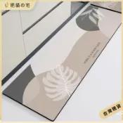 限時9折 | 可客製尺寸 北歐風廚房地墊 大尺寸 環保無味 矽藻土軟地墊 廚房地墊珪藻土 防水防油 腳踏墊 吸水地墊