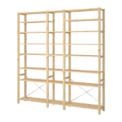 【IKEA 宜家家居】IVAR 層架組合, 松木, 219x30x226 公分