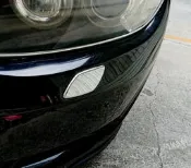 圓夢工廠 BMW 3 E92 06~10 320i 328i 330i 335i 改裝 鍍鉻銀 前保桿 前燈噴水蓋飾貼