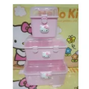 hellokitty卡通便攜家庭急救箱大號塑料醫藥箱化妝箱保健收納箱