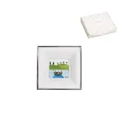 【Villeroy&Boch】德國唯寶Naif納夫莊園14CM正方盤(德國製百年瓷器)