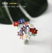 🍁隨草憶境🍁（多款）迷你仿真 波斯菊 小雛菊 花朵 K514 dollhouse 袖珍 食玩 微縮場景 微景觀 模型