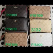 ［美國🇺🇸正品]coach 老花經典pvc雙層小手拿包