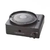 日本 Iwatani岩谷 多功能少煙燒烤磁式 瓦斯爐 1.0kw 黑色/台 CB-MSG-1