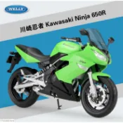 玩具村1:10  川崎 忍者 650 重機 重機模型 賽車 仿賽 WELLY 威利 1/10
