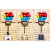 D3磚區{R2D2 C2B5 BB8 星際大戰 黑武士 星球大戰}積木 公仔 鑰匙圈 吊飾 非 LEGO 樂高鑰匙圈