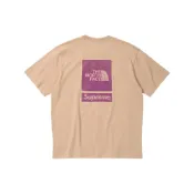 (店+)【Supreme】SUP-SS24-048 Supreme x 北面/THE NORTH FACE 聯名款 SS24 WEEK3 背後logo印花短袖美式潮流T恤 男女同款