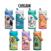 【Camelbak】Flip Straw兒童吸管不鏽鋼保溫瓶(保冰) 400ml｜THE BABY 育兒選物店