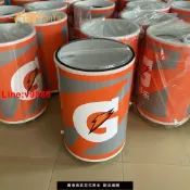 極致甄選 【台灣公司 超低價】100L塑料圓形宣傳促銷冰飲料廣告超市地攤保溫冰桶戶外推廣大容量