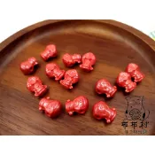 財神爺硃砂串珠 散珠 穿搭手鍊配件 文藝飾品配件 文玩小物